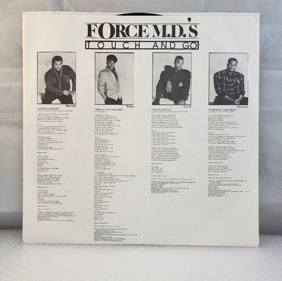 1987 Force M.D.'S Touch And Go Vinyl LP Album Warner Bros Records - Picture 3 of 9